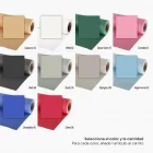 Muestrario de los 10 colores disponibles de fondos de cartulina