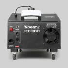 Panel trasero de la máquina de humo BeamZ ICE1800 con conexiones DMX